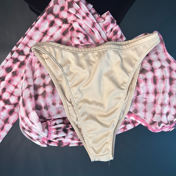 Chic Couture Pink Gingham Halter Jumpsuit - Picture 5 of 7